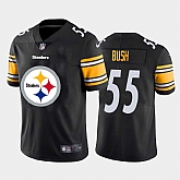 Nike Steelers 55 Devin Bush Black Team Big Logo Vapor Untouchable Limited Jersey Dzhi,baseball caps,new era cap wholesale,wholesale hats